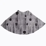 Knee-length circle skirt with side seam pocket displayed flat out, showing full flared design, smooth hemline, and soft flowing fabric — BeautyPlusFashion.