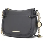 Front view of MKF Collection Raelynn Women's Shoulder Bag in vegan leather – chic designer-inspired style by BeautyPlusFashion