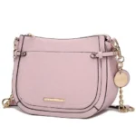 Front view of MKF Collection Raelynn Women's Shoulder Bag in vegan leather – chic designer-inspired style by BeautyPlusFashion