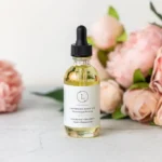 Lavender body oil from spa gift box for hydrating, nourishing, and relaxing skin care