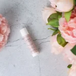 Lavender lip balm from spa gift box infused with soothing ingredients for soft hydrated lips