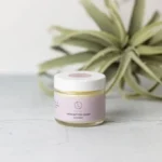 Organic lavender body cream infused with shea butter for dry skin moisture