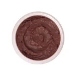 Organic chocolate cherry face mask shown with open jar revealing rich chocolate-toned texture, antioxidant-packed clean beauty treatment designed to hydrate, brighten, and restore radiant glowing skin.