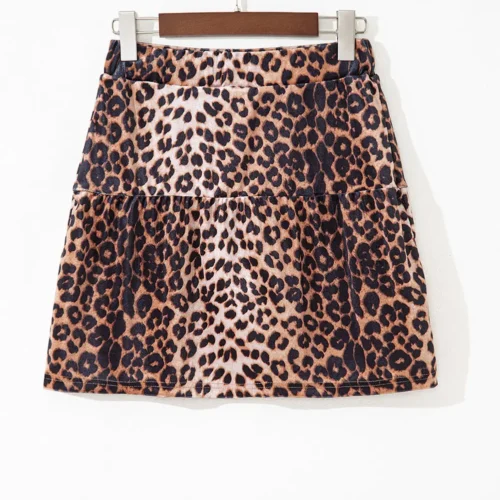 Giohana Patchwork Hot Mini Skirt